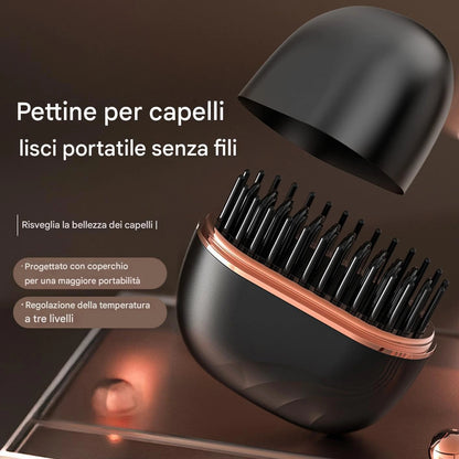 Silkera™ – La Mini Piastra Portatile per un Liscio Impeccabile