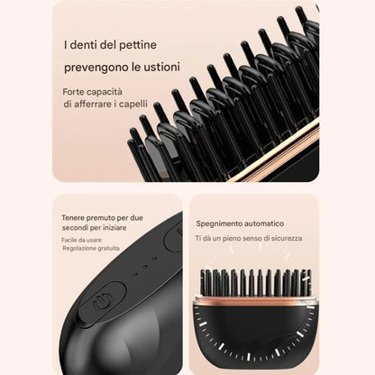 Silkera™ – La Mini Piastra Portatile per un Liscio Impeccabile